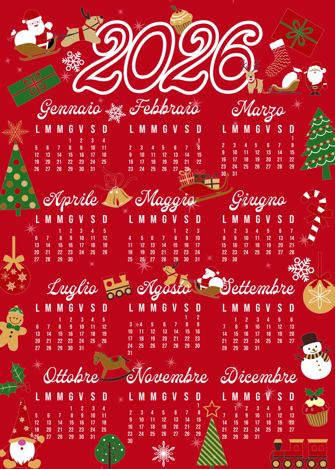 STROFINACCIO BENNY CALENDARIO 60X80 Tellini S.r.l. Ingrosso Abbigliamento